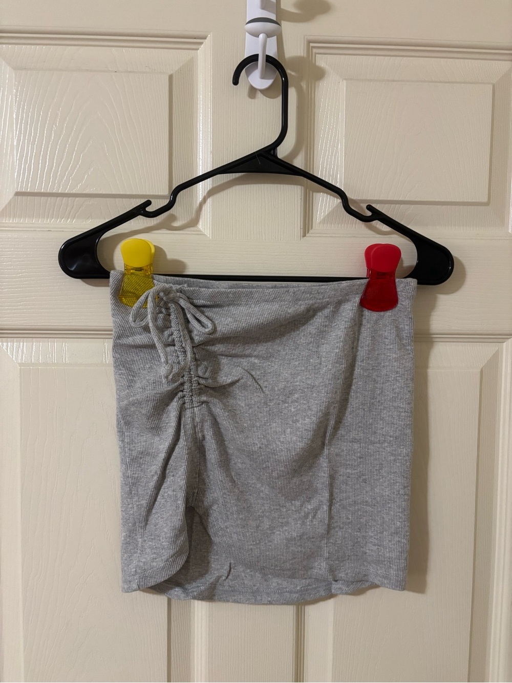 aerie heather gray mini skirt
